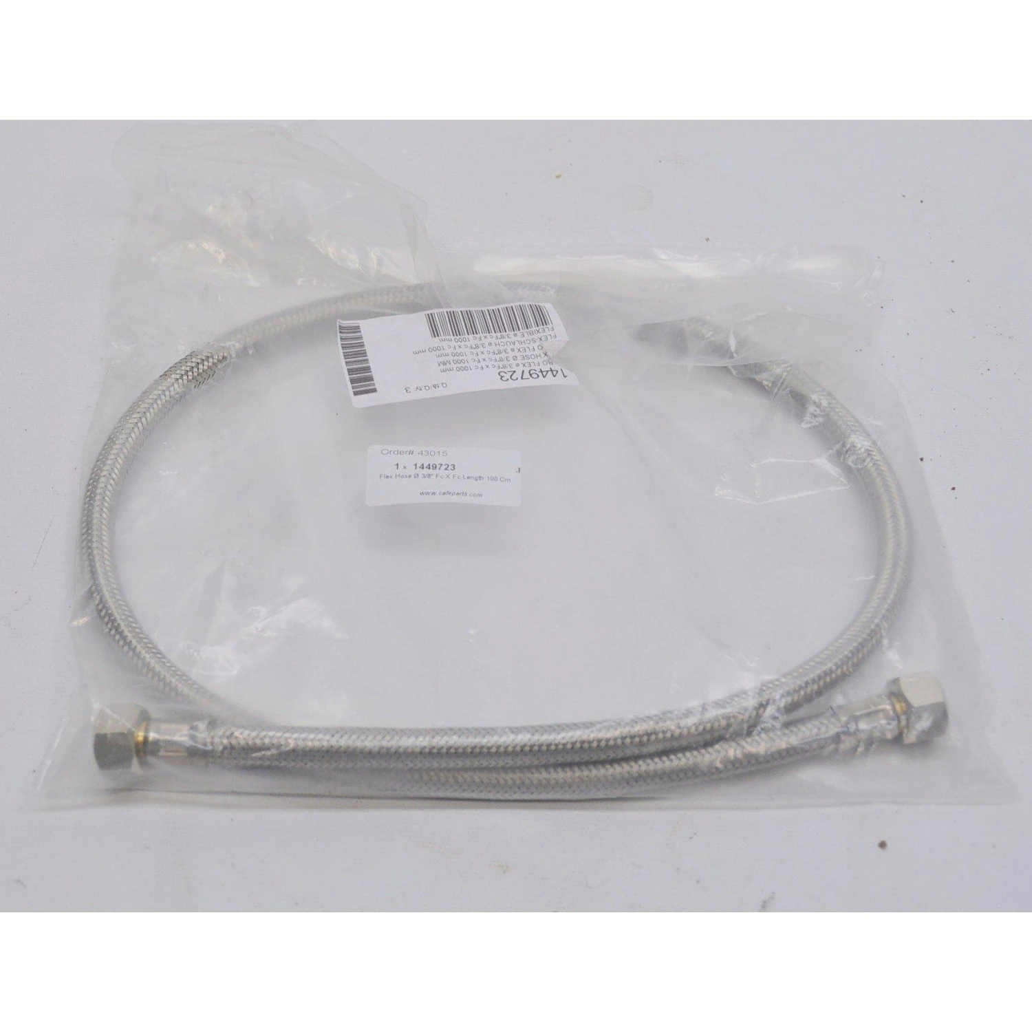 Voltage Coffee Supply Parts & Accessories BWT 3/8" BSP X 3/8" Compression Stainless Braided Hose Water Line 9 Voltage Coffee Supply Parts & Accessories BWT 3/8" BSP X 3/8" Compression Stainless Braided Hose Water Line