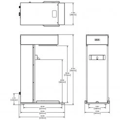 Cold Brewers Bunn 45100.0101 IC3 DBC 3 Gal. Iced Coffee Brewer With Digital Control