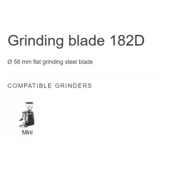 Voltage Coffee Supply Mazzer Mini Doser Grinder Burr Set 182D 58mm Parts & Accessories 15 Voltage Coffee Supply Mazzer Mini Doser Grinder Burr Set 182D 58mm Parts & Accessories