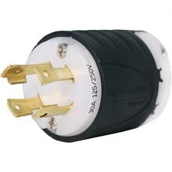 Voltage Coffee Supply NEMA 30-Amp 250V Power Equipment Plug Cord Cap 208 220 240 Volt