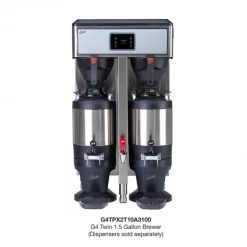 Voltage Coffee Supply Wilbur Curtis G4 ThermoProX TPX Twin 1.5 Gal. Coffee Brewer G4TPX2T10A3100